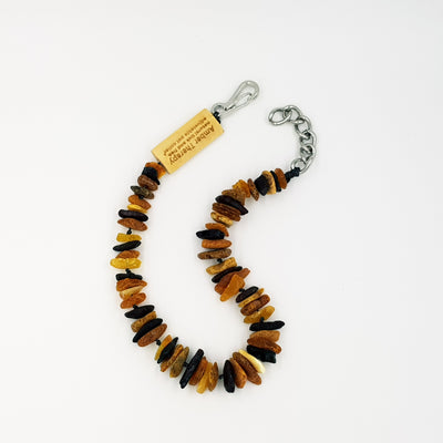 Small Dog Multi Amber Collar-0