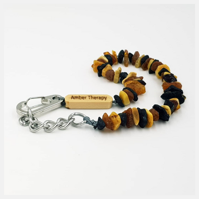 Medium Dog Multi Amber Collar-0